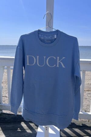 "Duck" Beach Blue Melange Fleece