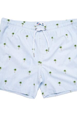 Mens Palm Stripes Swim