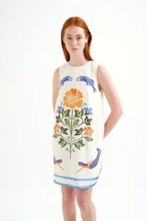 Palm & Mermaid Short Dress