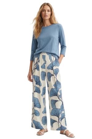 Noen Ginkgo Leaf Trousers