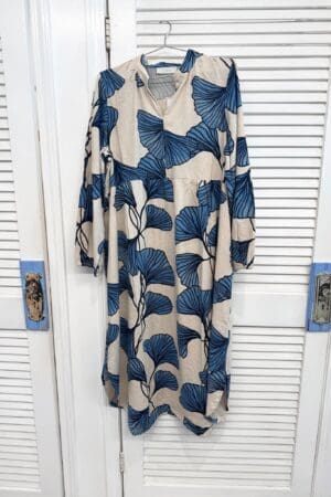 Noen Ginkgo Leaf Shirt Dress