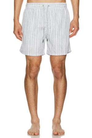 Ponji Swim Short Green Stripe