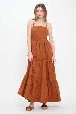 Terracotta Ridge Maxi Dress